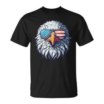 Bald Eagle Head Usa Sunglasses Cool Patriotic Kids T-Shirt - Monsterry UK