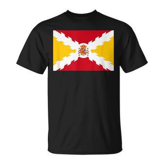 Bandera De España Cruz De Borgoña Militar Camiseta unisex - Regaloses