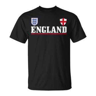 Bandera De Inglaterra Inglaterra Con Orgullo Reino Unido In Mangas Camiseta unisex - Regaloses