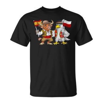Bandera España Polonia Raíces Español-Polacas Herencia Camiseta unisex - Regaloses