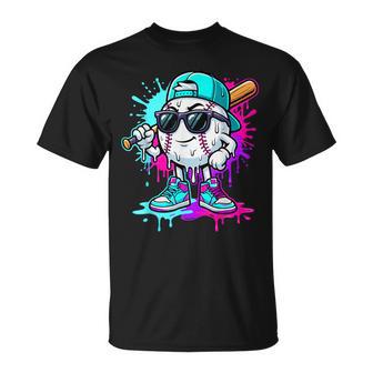 Baseball Drip Ice Cream Apparel Youth Drip Baseball T-Shirt - Thegiftio UK