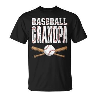 Baseball Grandpa For Boys Kids Happy Fathers Day T-Shirt - Thegiftio UK