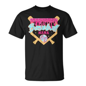 Baseball Nana Drip Ice Cream Baseball Season Mother's Day T-Shirt - Thegiftio