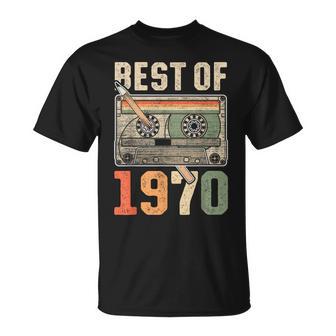 Best Of 1970 Antiguo Cassette 56 Cumpleaños Retro Camiseta unisex - Regaloses