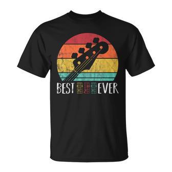 Best Bass Guitar Dad Ever Music Chords Father Musician T-Shirt - Monsterry UK