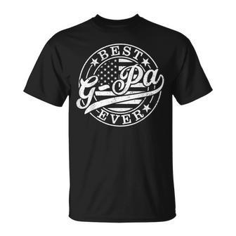 Best G-Pa Ever Father's Day American Us Flag T-Shirt - Thegiftio UK
