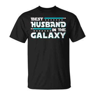 Best Husband In The Galaxy Fathers Day T-Shirt - Monsterry UK