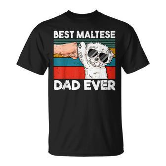 Best Maltese Dad Ever Ghettofaust Bester Malteser Papa T-Shirt - Seseable