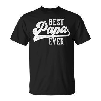 Best Papa Ever From Grandchildren Papa Birthday T-Shirt | Seseable UK