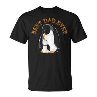 Best Penguin Dad Ever Penguin Pajama Custom T-Shirt - Thegiftio UK