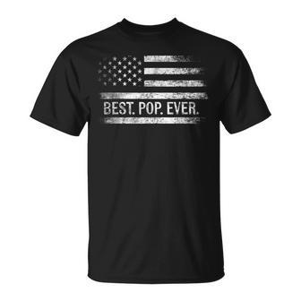 Best Pop Ever American Flag Pop Father's Day T-Shirt - Monsterry UK