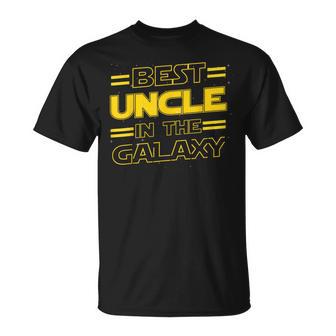Best Uncle In The Galaxy Fathers Day For Men T-Shirt - Thegiftio