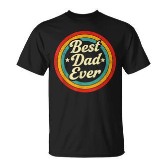 Bester Papa Aller Zeiten Im Retro-Vintage-Stil T-Shirt - Seseable