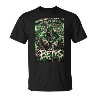 Betis Ultra Con Diseño De Betis Ultras In Mangas Camiseta unisex - Regaloses