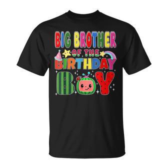 Big Brother Of The Birthday Boy Melon Family Matching T-Shirt - Thegiftio UK