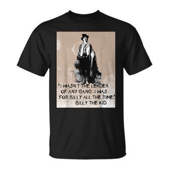 Billy The Kid 引用句付き Tシャツ - Kawaiitshirt