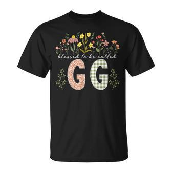 Blessed To Be Called Gg Grandma Gg Grandmother T-Shirt - Monsterry UK