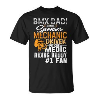 Bmx Bike Ride Crashwear Répétition Fête Des Pères Papa Mari Hommes T-Shirt - Cadeauxyz