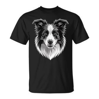 Border Collie Motivo Perro Amante Cachorro Lindo Collie Camiseta unisex - Regaloses