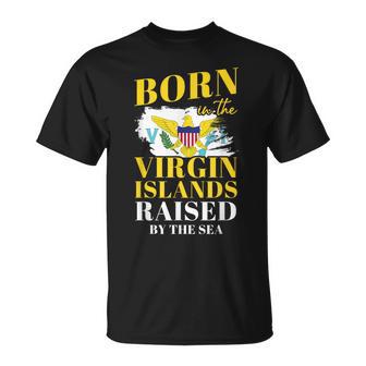Born In The Virgin Islands Raised By The Sea Pride T-Shirt - Thegiftio UK