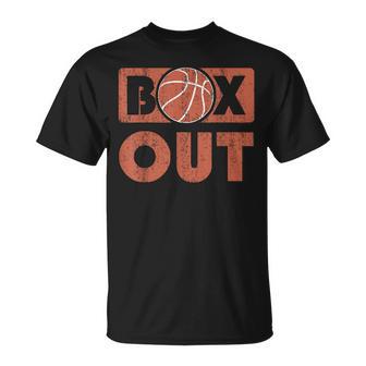 Box Out Basketbal Rebound Rebounding Baller Coaching Sport T-Shirt - Thegiftio UK