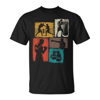 Boxing Collage Boxer Kids Coach Youth Boys T-Shirt - Thegiftio UK