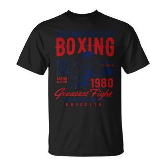 Boxing 伝説のボクサー 最大の戦い チャンピオンシップ ボクシング Tシャツ - Kawaiitshirt