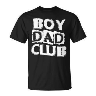 Boy Dad Club Fathers Day Pocket Daddy Of A Boy Dad-Son Mens T-Shirt - Monsterry