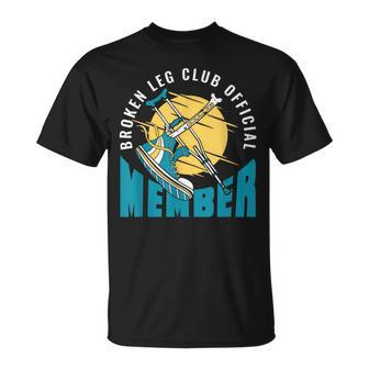 Broken Leg Club 公式メンバー 骨折 骨折 Tシャツ - Kawaiitshirt
