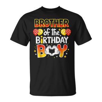 Brother Of The Birthday Boy For Matching Family Party T-Shirt | Seseable UK
