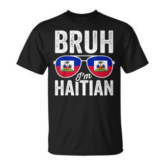 Bruh I'm Haitian Flag Day Haiti Flag Toddler Boys T-Shirt | Seseable UK