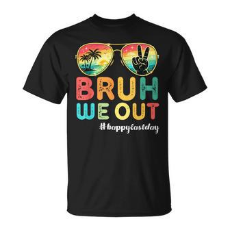 Bruh We Out Last Day Of School Summer Break Students Teacher T-Shirt | Mazezy