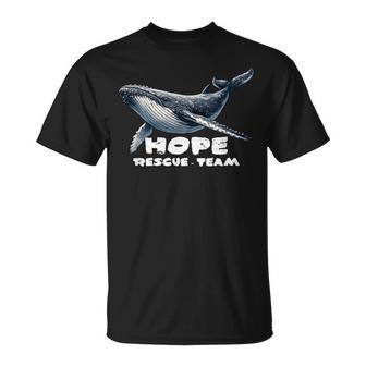 Buckelwal Hope Rescue Team Ostsee Walrettung T-Shirt - Seseable