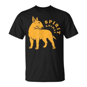 Bull Terrier -Pirit Animal Perro Bull Terrier Camiseta unisex - Regaloses