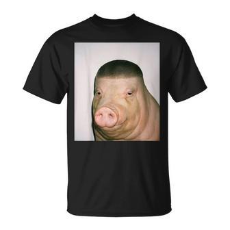 Buzz Cut Pig Fade Lustiges Meme T-Shirt - Seseable
