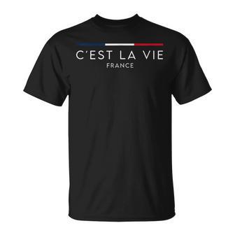 C'est Laie-フランス-フランスのナショナルカラー Tシャツ - Kawaiitshirt