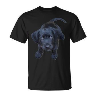 Cachorro De Labrador Negro Amante De Los Perros Labrador Camiseta unisex - Regaloses