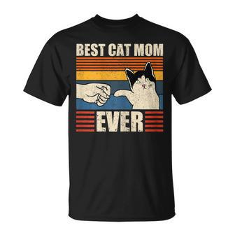 Cadeau Humoristique Pour Maman À Chat Best Cat Mom Ever T-Shirt - Cadeauxyz