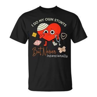 Cadeaux De Rétablissement Amusants Pour S Et Hommes I Do All My Owntunts T-Shirt - Cadeauxyz