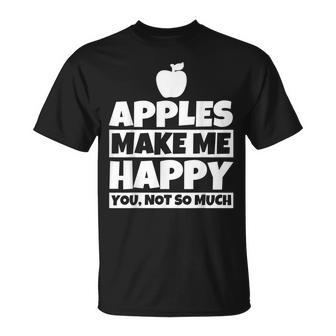 Cadeaux Pour Amoureux Des Pommes Humour Drôle De Nourritur T-Shirt - Cadeauxyz