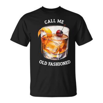 Call Me Old Fashioned Cocktail Classic & Effortlessly Cool T-Shirt - Thegiftio UK