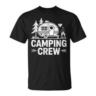 Camping Crew Retro-Abenteueranhänger T-Shirt - Geschenkecke