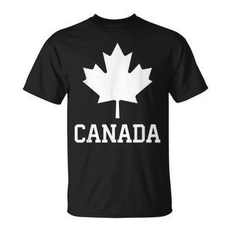 Canada Camisa Es Hombres Niños Canadian Maple Flag Canada Day Camiseta unisex - Regaloses