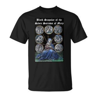 Capulaire Noir Desept Chagrins De Marie T-Shirt - Cadeauxyz