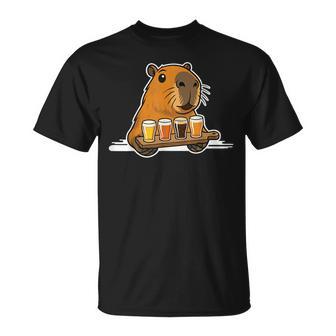 Capybara Bar Pub Crawl Bere Birra Divertente Maglietta - Novitaregali