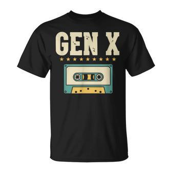 Casete Retro Gen X Generación De Humorintage Camiseta unisex - Regaloses