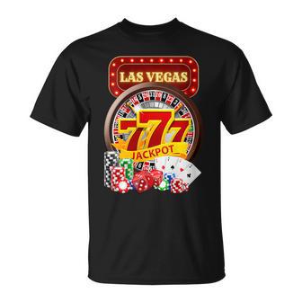 Casinos De Jeu De Hasard À Lasegas Nevada T-Shirt - Cadeauxyz