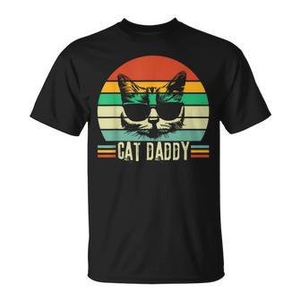 Cat Daddyintage 80S Retrotyle For Dad T-Shirt - Cadeauxyz