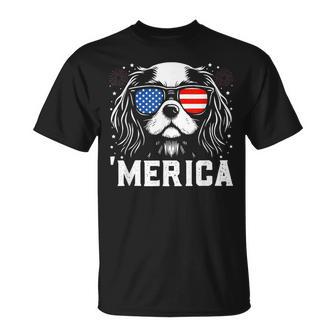 Cavalier King Charles Merica 4Th Of July T-Shirt - Thegiftio