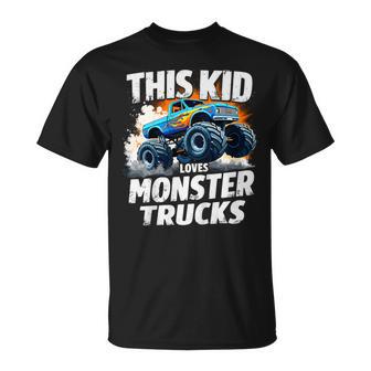 Cet Enfant Adore Les Monster Trucks T-Shirt - Cadeauxyz
